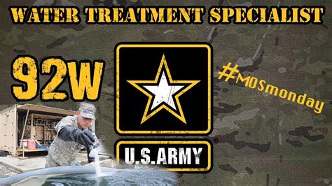 army water specialist mos