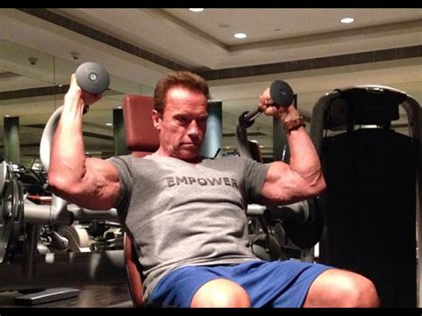 arnold schwarzenegger 2023 gym