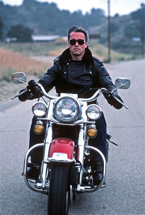 arnold schwarzenegger on motorcycle