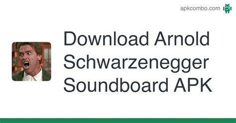 arnold schwarzenegger soundboard app