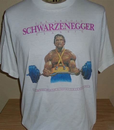 arnold schwarzenegger vintage t shirts