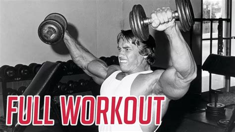 arnold schwarzenegger weightlifting routine