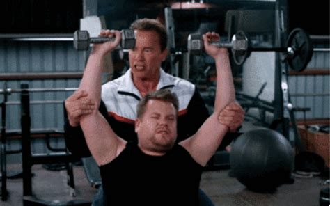 arnold schwarzenegger working out gif