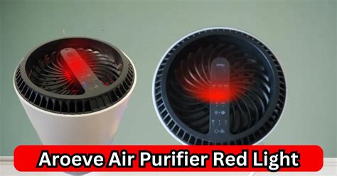 AROEVE Red Light Reset A Simple HowTo & Easy Fix! r/Air_Purifiers