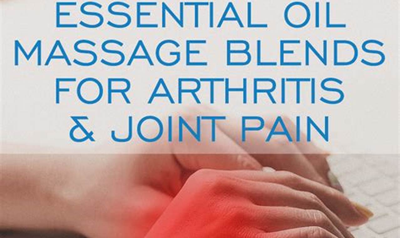 Unlocking Nature's Healing Power: Aromatherapy for Swollen Joints