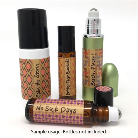 Aromatherapy Bottle Labels