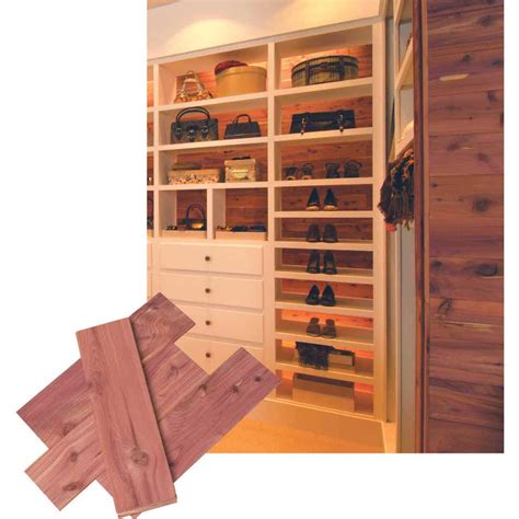 aromatic cedar panel closet