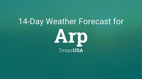 Arp Tx Weather