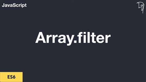 Array Filter Method Es6