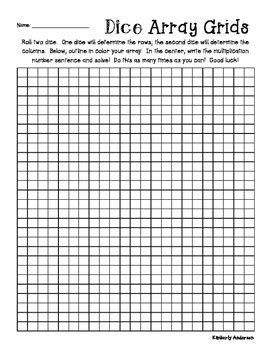 Array On Grid Paper