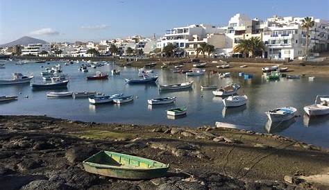 ArrecifeHafen In Lanzarote, Spanien, Redaktionell