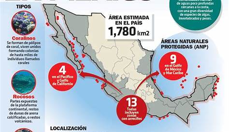 Arrecifes De Coral En Mexico Mapa corating Ideas