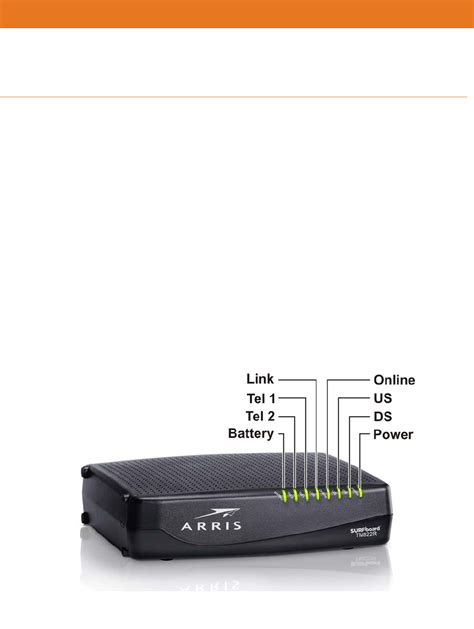 Arris Tm822 Manual