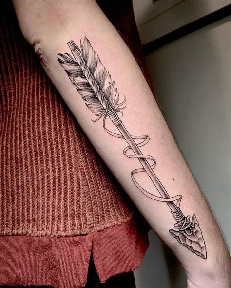 Arrow Design Tattoo