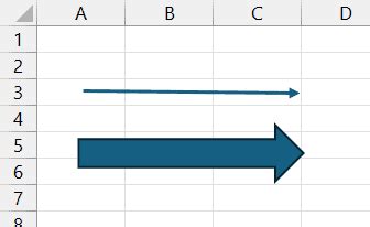 Excel with Arrow