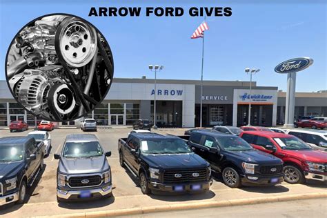 Arrow Ford of Abilene dealership exterior and service bays