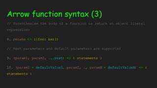arrow function in javascript pdf