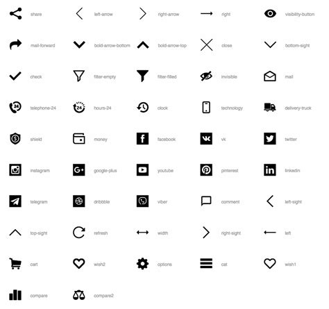arrow icon html code