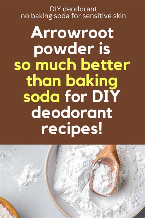 Arrowroot Powder As Deodorant