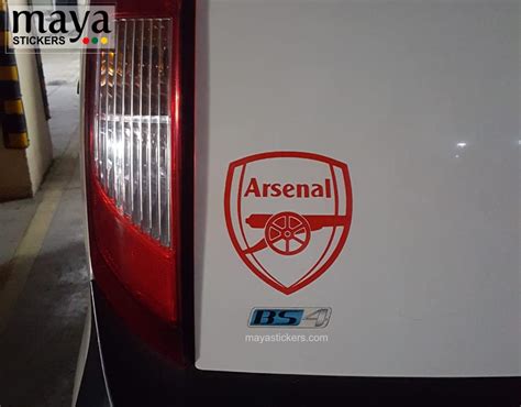 arsenal decals for cars