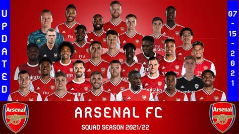 arsenal fc players 2022