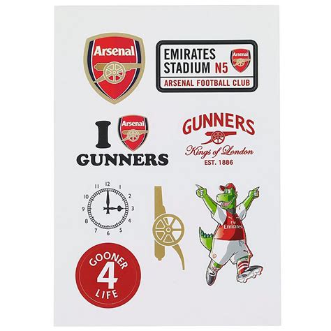 arsenal fc stickers for laptop