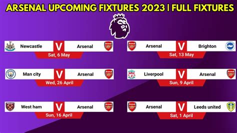 arsenal fixtures and tv channels