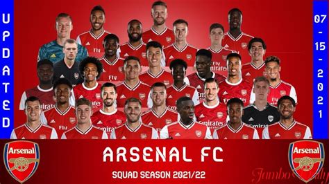 arsenal football players names 2022