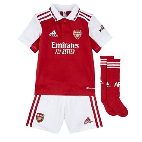 arsenal kids home kit 22/23