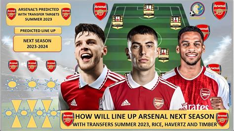 arsenal lineup next season