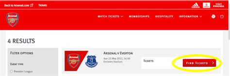 arsenal ticket exchange unable to load map