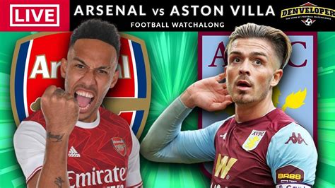 arsenal vs aston villa twitter live stream