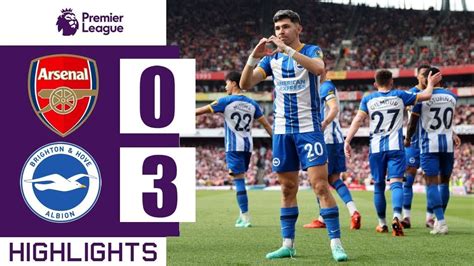 arsenal vs brighton extended highlights