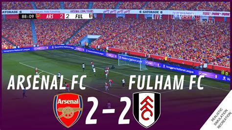 arsenal vs fulham 2-2