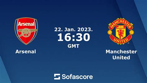 arsenal vs man united sofa score
