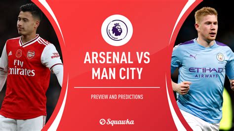 arsenal vs manchester city predictions