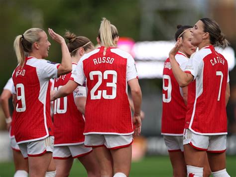 arsenal women v leicester women