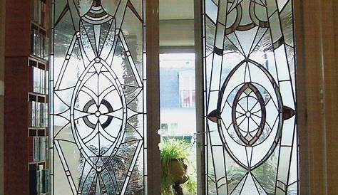 Brussels Art Deco Door Stained Glass Door Art Deco Door Stained Glass Panels