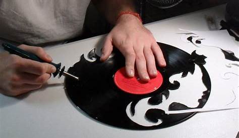 Art Made From Vinyl Records Record Clock Record Crafts, Record Crafts