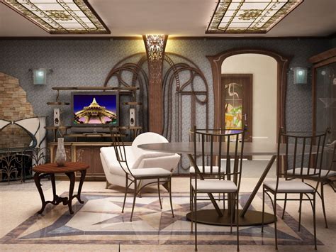 Art Nouveau Interior Design With Its Style, Decor And Colors