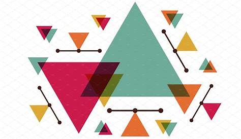 Abstract colorful triangles, vector 320349 Vector Art at