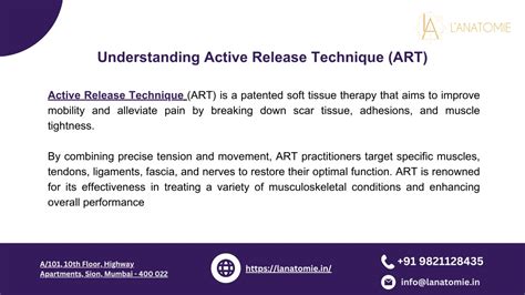 Art Active Release Technique Certification