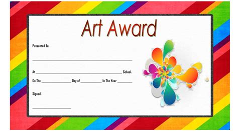 Free Art Award Certificate Templates Editable [10+ ELEGANT DESIGNS]
