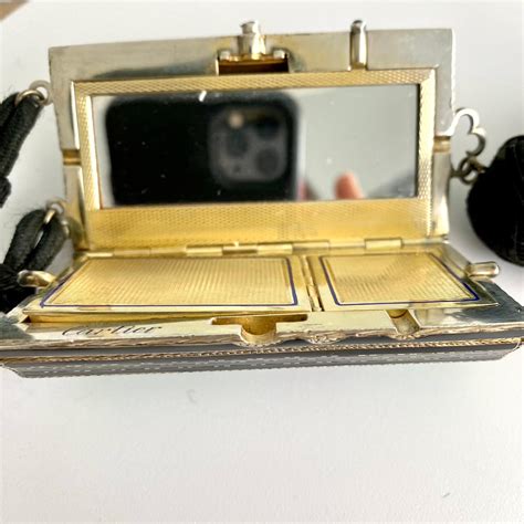 Art Deco Enamel Vanity Case