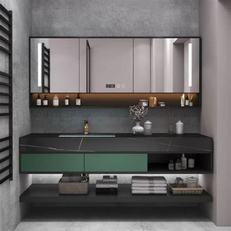 Art Deco Floating Vanity