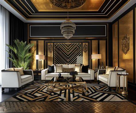 art deco interior classic touch