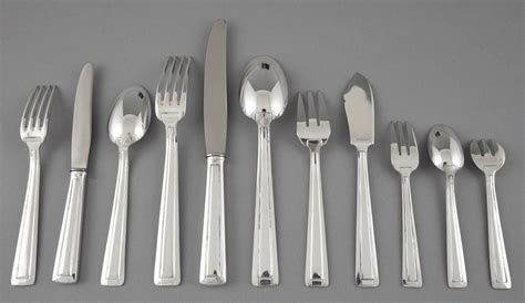 Art Deco Silver Plate Flatware