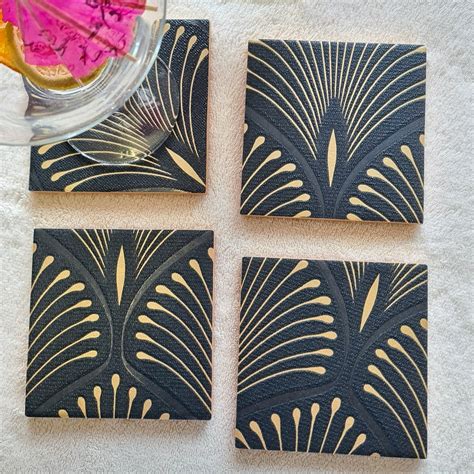 Art Deco Table Mats And Coasters