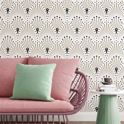 Art Deco Wallpaper Removable