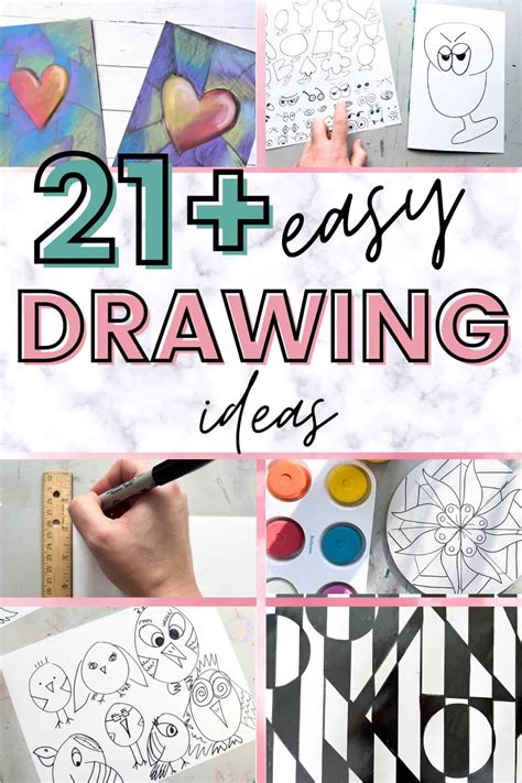 art drawing ideas easy